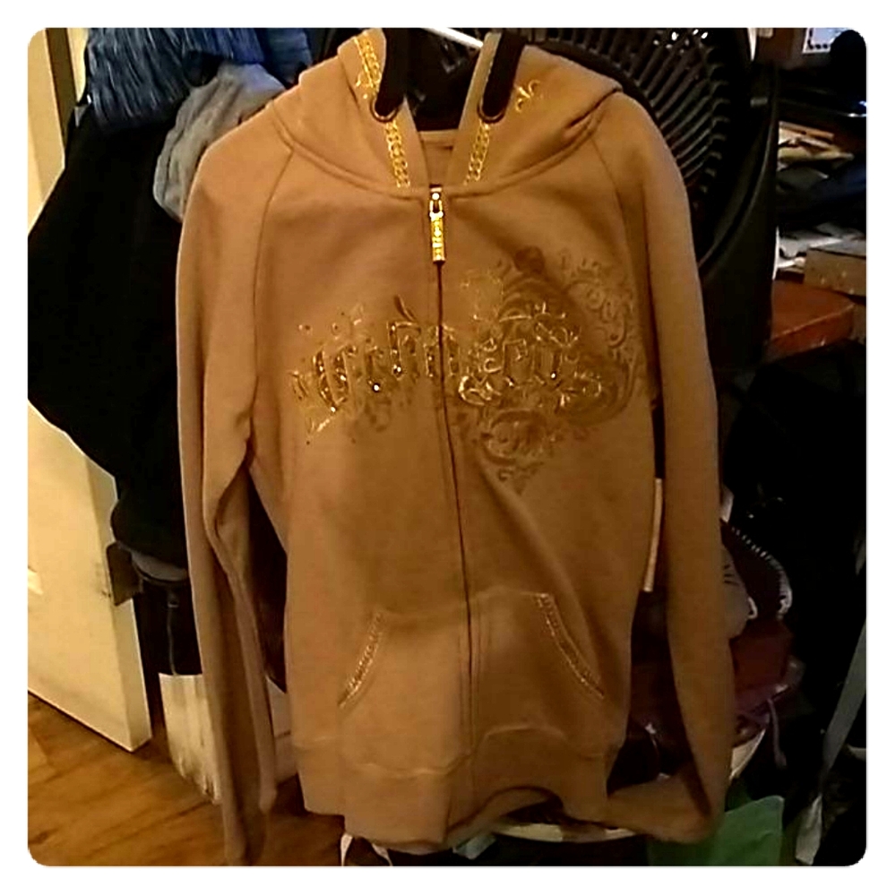 Tan hoodie sweater brand new